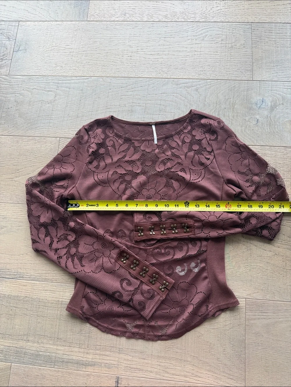 NWOT Free people wild roses top - Picture 7 of 8